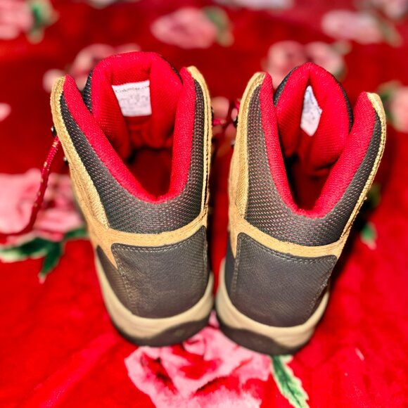 Columbia Newton Ridge Plus Waterproof Amped Hiking Boots | Women’s 11 Elk / Red - Picture 14 of 16